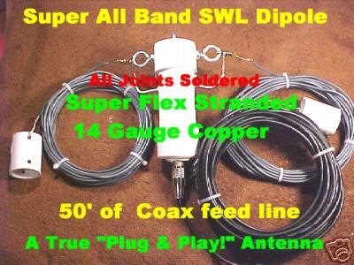 Super Shortwave All Band Shortwave Wave Dipole Antenna